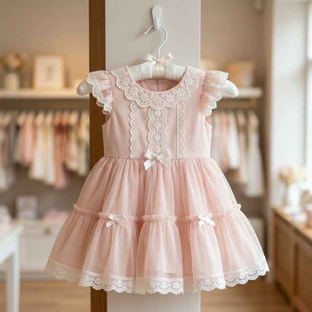 Designer tulle party frock for kids
