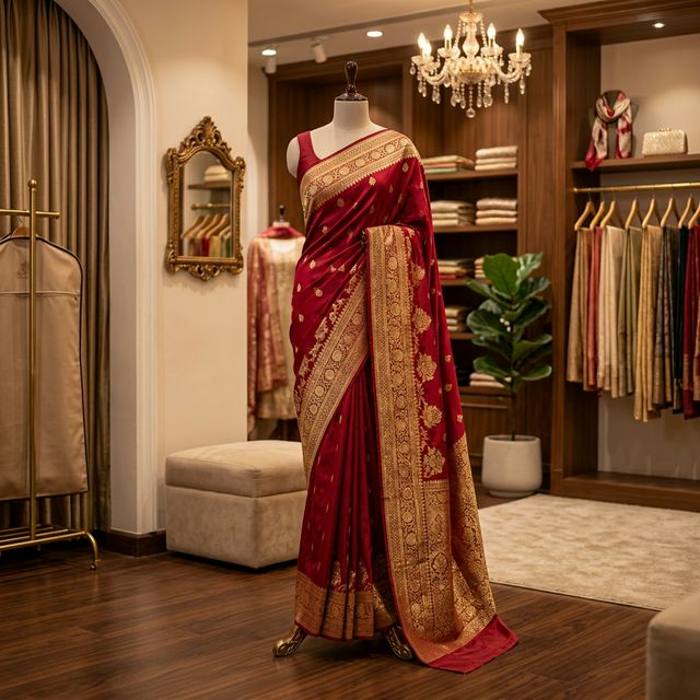 Silk designer saree