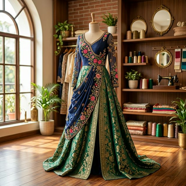 Fusion gown